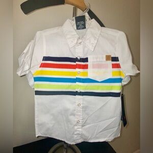 3 Piece Set. 4T Boy’s American Hawk set of two shirts and denim shorts.